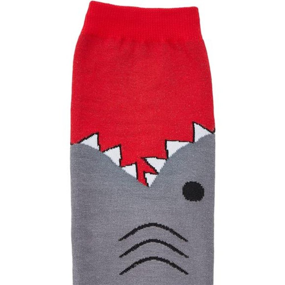 Funny Shark Novelty Knee High Socks - Picture 3 of 3